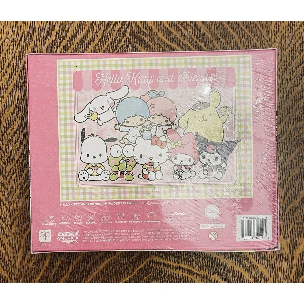 Hello Kitty and Friends My Favorite Flavor 1000-Piece Jigsaw Puzzle - Brand New